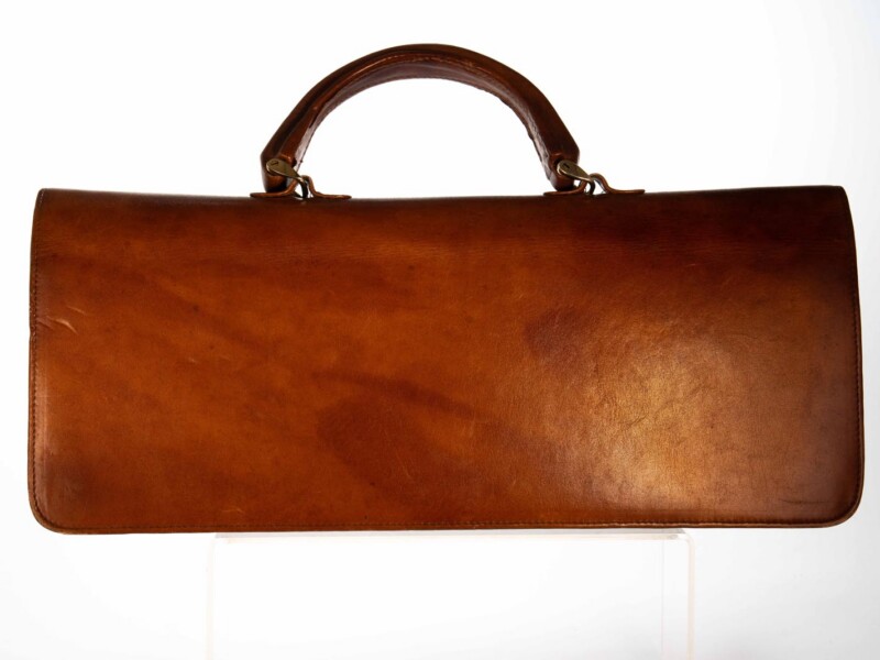 Borsa vintage Roberta di Camerino a Mano Stile Doctor in Cuoio