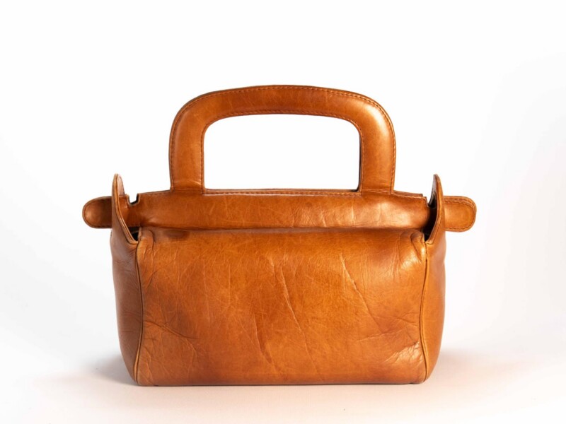 Borsa vintage Roberta di Camerino a Mano in pelle di Vitello Stile Doctor
