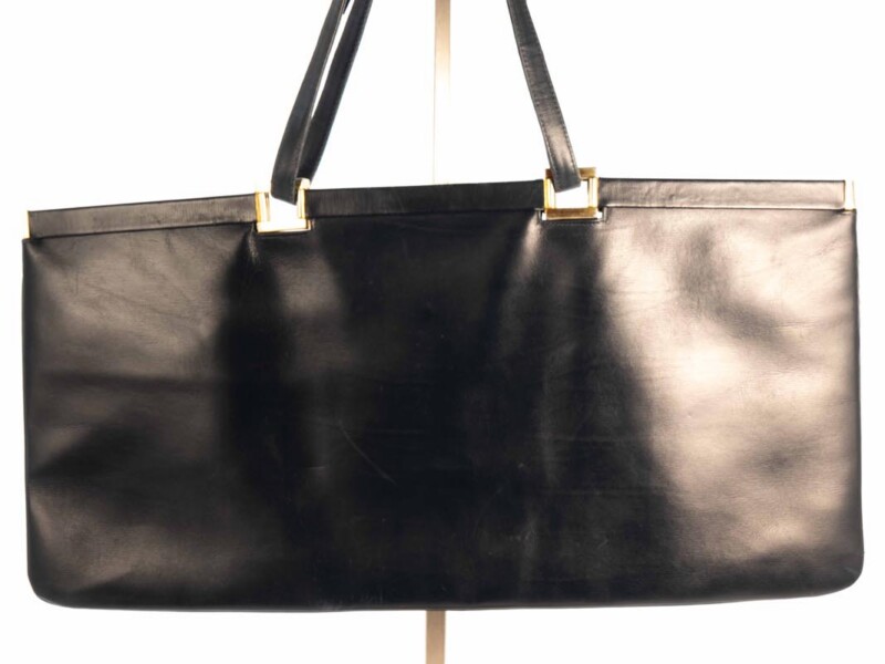 Borsa vintage Roberta di Camerino a Spalla in pelle Blu